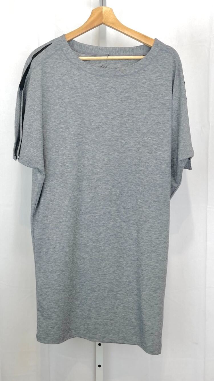 NWT RYU Respect Your Universe Kimono T Shirt Dress Athletic Casual Tencel Gray M
